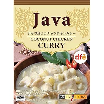 Amazon.co.jp: dfe ジャワ風ココナッツチキンカレー 180g : 食品